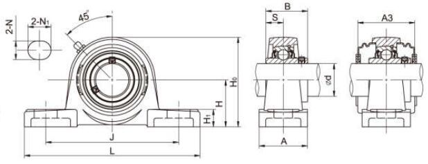 UCP205-16 BEARING UNIT