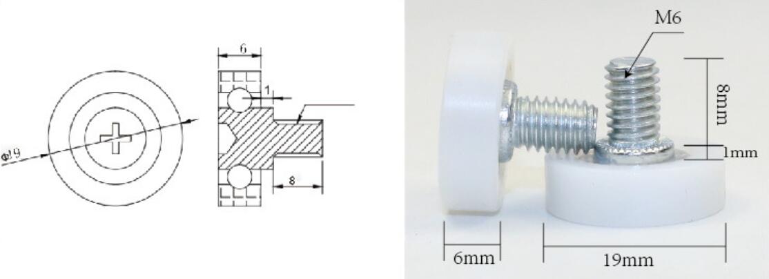 cash drawer roller 