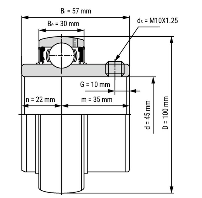 UC309 bearings